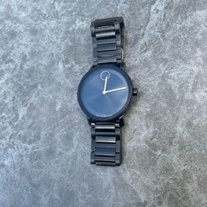 Black Men’s Movado Bold Wrist Watch